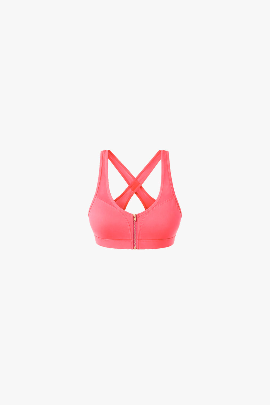 Brassière Zip Tech Mesh - Papaya