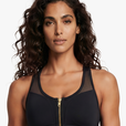 Brassière Zip Tech Mesh - Black