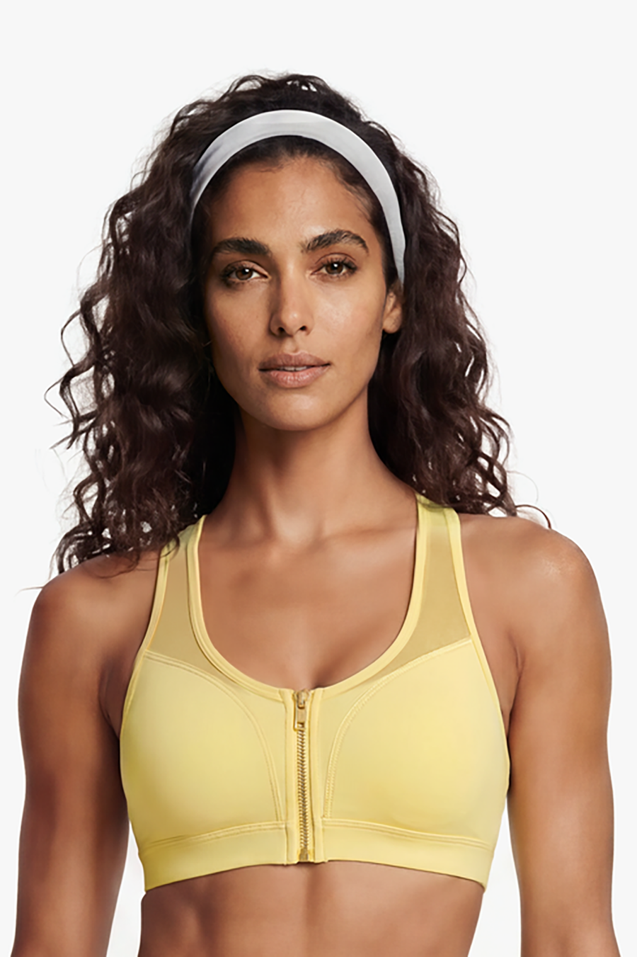 Brassière Zip Tech Mesh - Butter