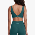 Brassière Crossed - Deep Teal
