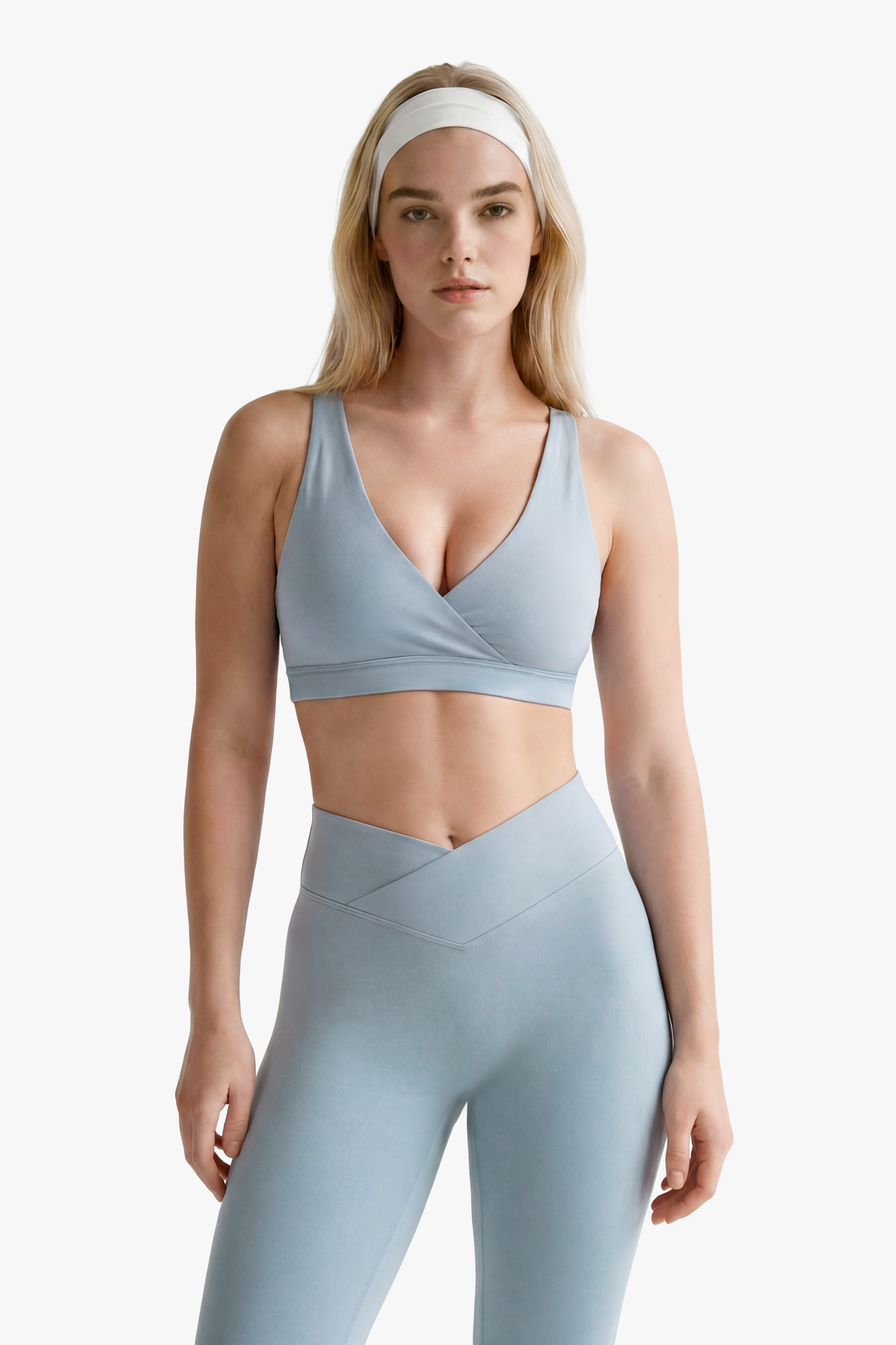 Brassière Crossed - Powder Blue