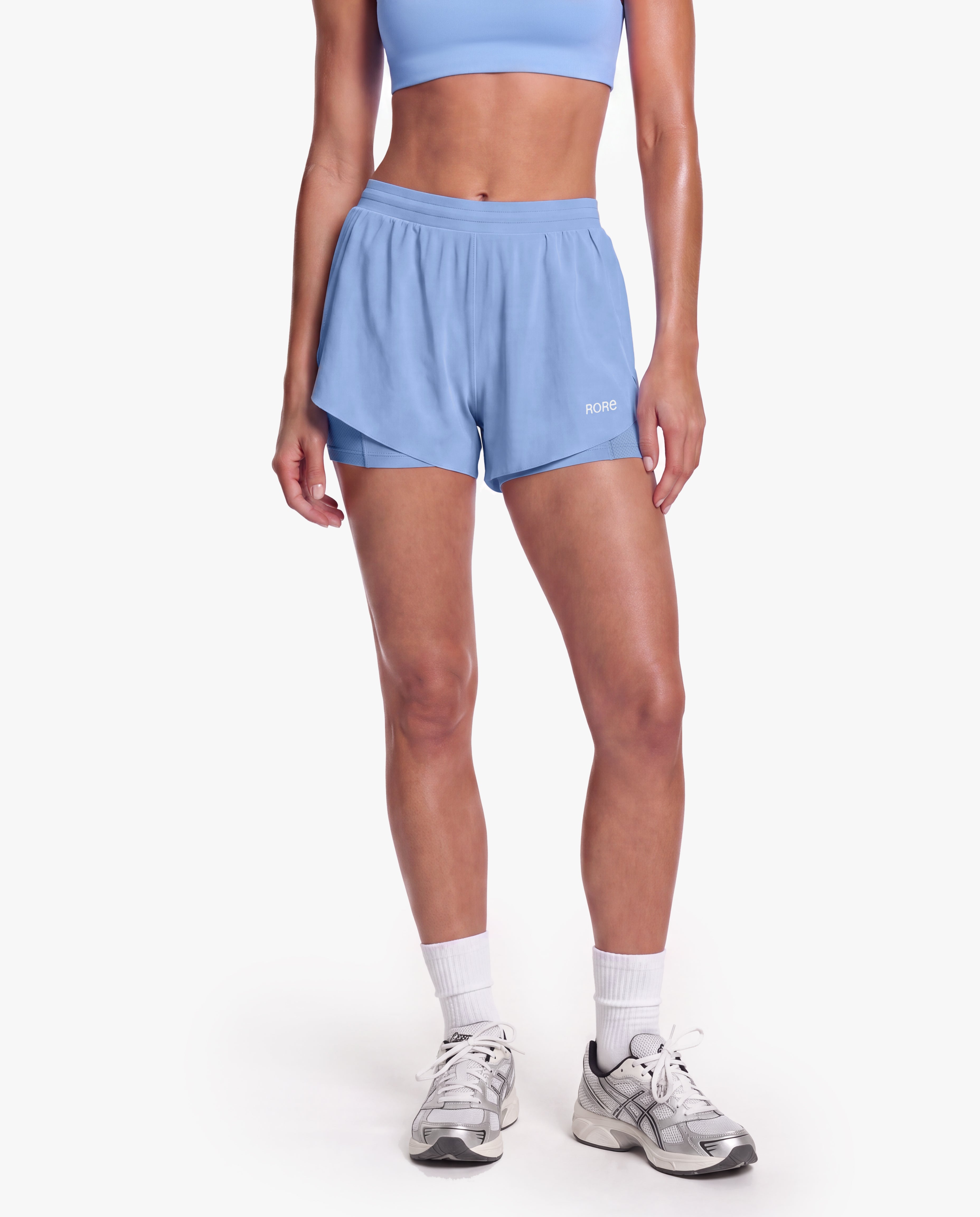 Short 2in1 Mesh - Denim Blue