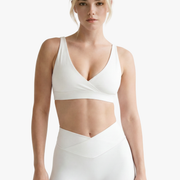 Brassière Crossed - White