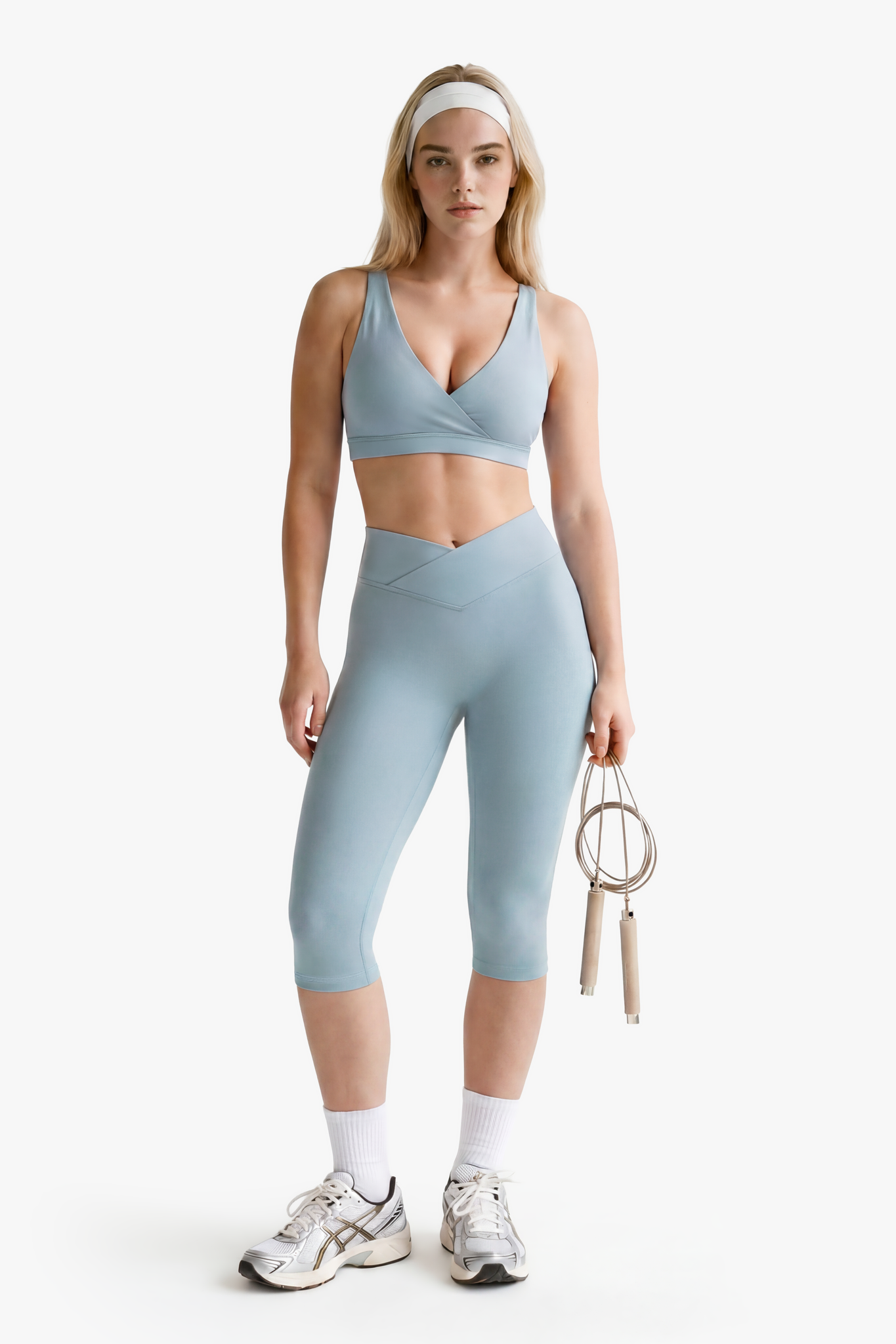 Brassière Crossed - Powder Blue