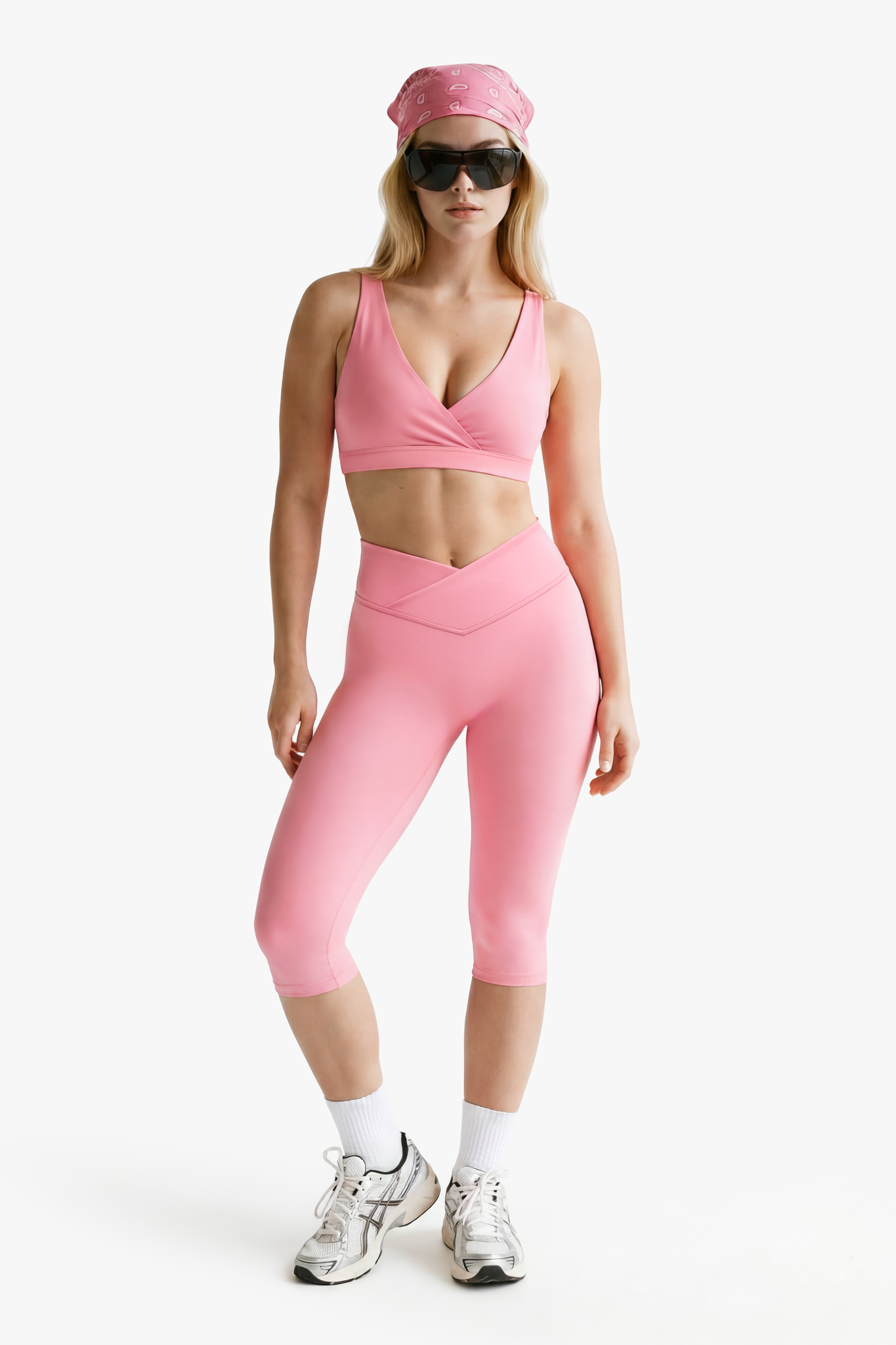 Capri Crossed Lift - Pink Blush