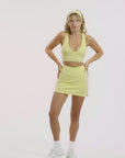 Brassière Crossed Back - Lemon Mist