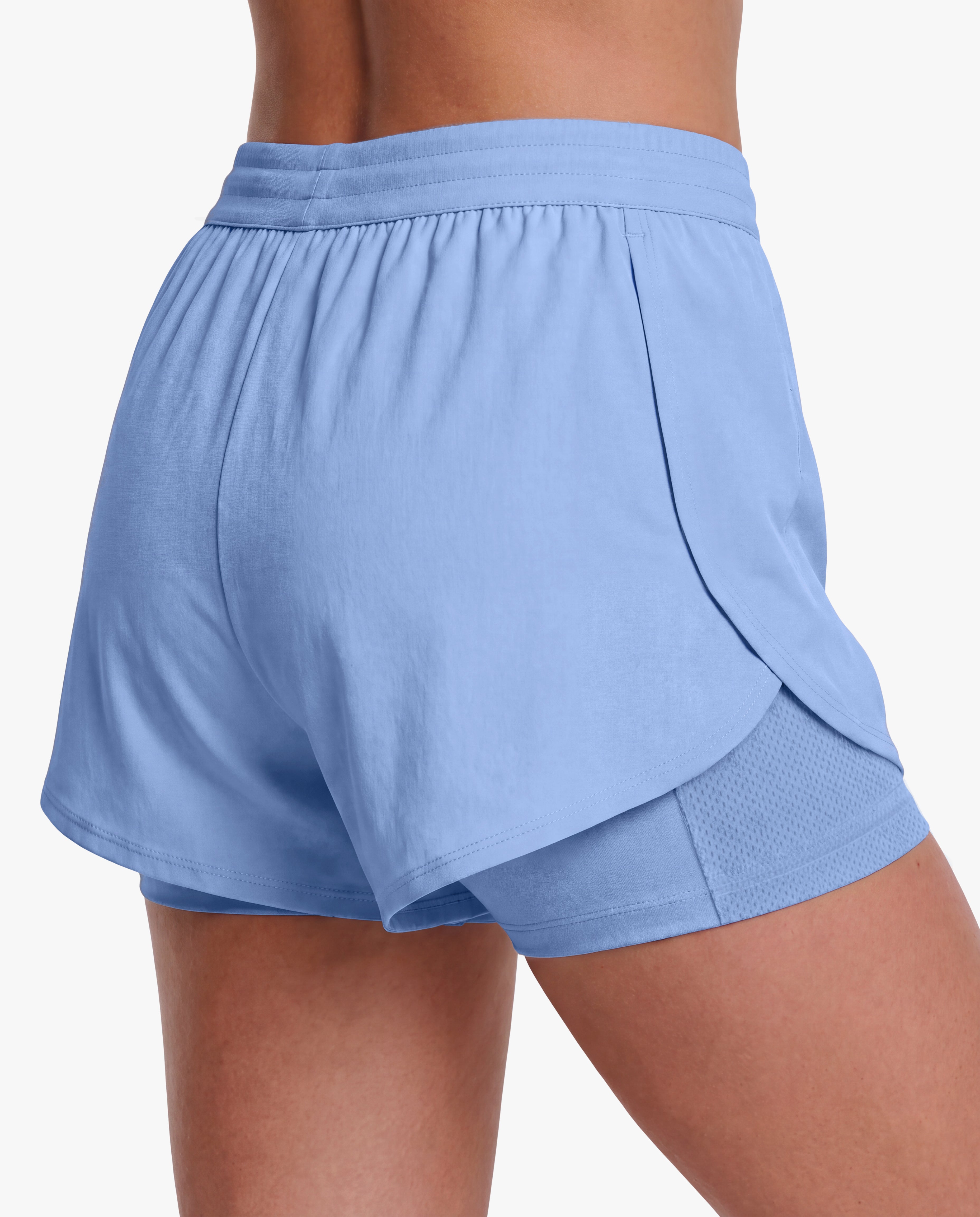 Short 2in1 Mesh - Denim Blue